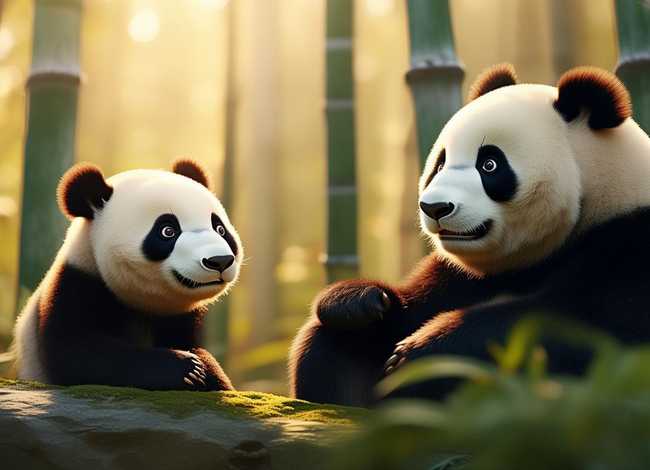 熊猫的故事100（一年级文字故事）