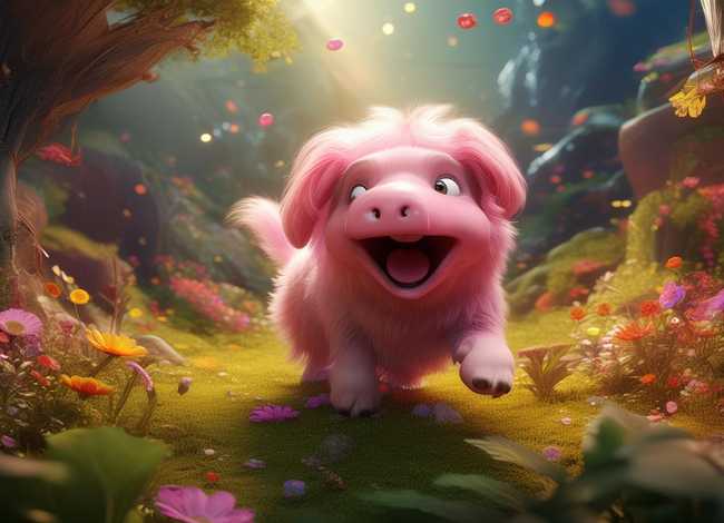 鼻子里的大怪物儿童故事；儿童童话故事-长着猪鼻的狗