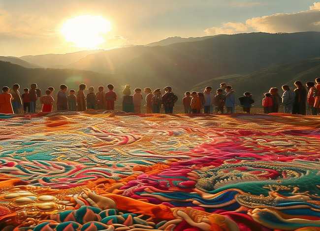 太阳山儿童故事书,《一幅壮锦》之壮锦民间故事 太阳山儿童故事书,《一幅壮锦》之壮锦民间故事