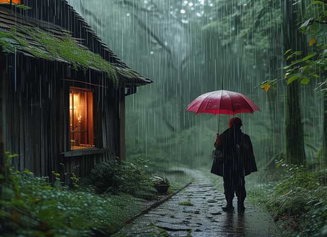 故事 下雨天；下雨天留客天天留我不留的故事是什么