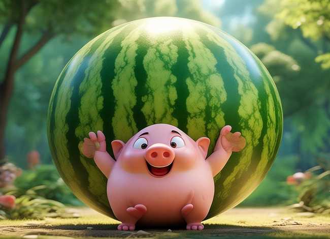 猪八戒吃西瓜故事表演 - 猪八戒吃西瓜的故事五十字