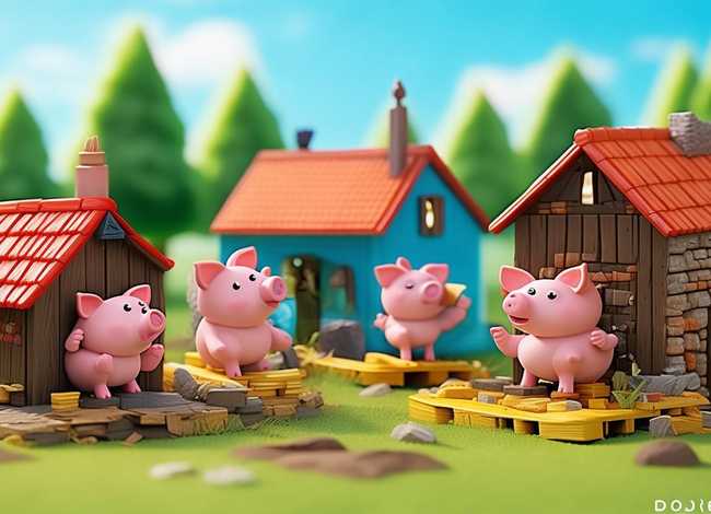 小猪盖房子的儿童故事视频(三只小猪的故事 儿童睡前故事 经典童话故事) 小猪盖房子的儿童故事视频(三只小猪的故事 儿童睡前故事 经典童话故事)