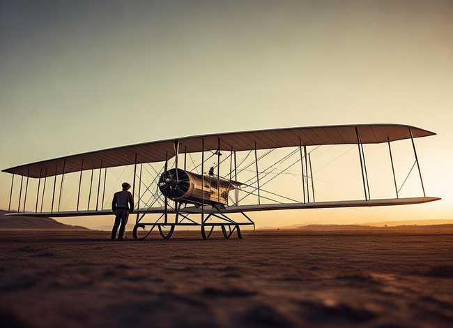 第一个造飞机的故事 - 莱特兄弟造飞机的故事100字