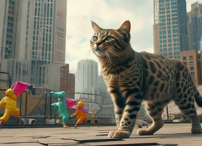 野猫的城市讲故事 - 幼儿园大班说课稿-《野猫的城市》