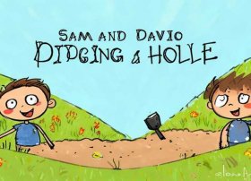 大卫绘本动画（绘本《山姆和大卫去挖洞》爱不释手）