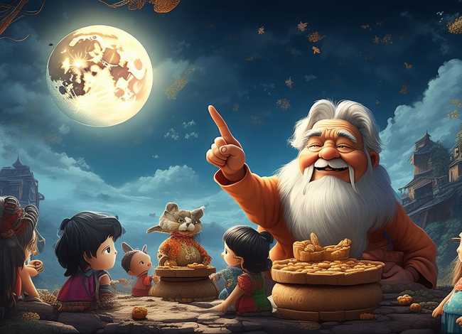中国儿童神话（有关月亮的儿童故事）
