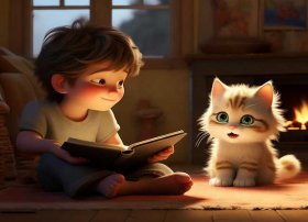 小猫与小孩的故事 - 男孩猫和猫男孩1到7章故事梗概