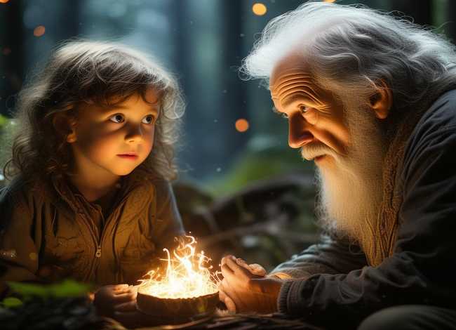 儿童睡前故事10000字；编一个神话故事400字