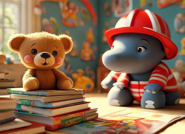 儿童救援故事大全、小熊哆啦讲故事小象消防员有这么多故事