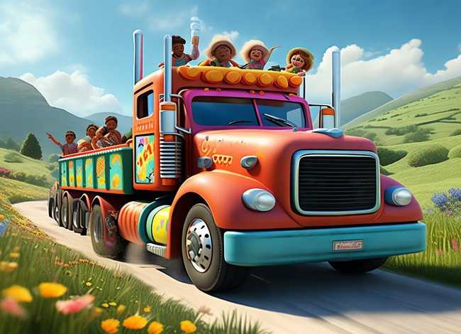 大卡车的故事在线听 关于大卡车的儿童小故事 大卡车的故事在线听 关于大卡车的儿童小故事