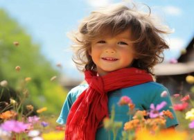 领带儿童简笔画（红领巾简笔画）