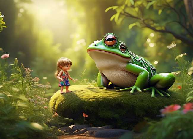 聪明的青蛙儿童故事（(214)童话故事——聪明的青蛙）