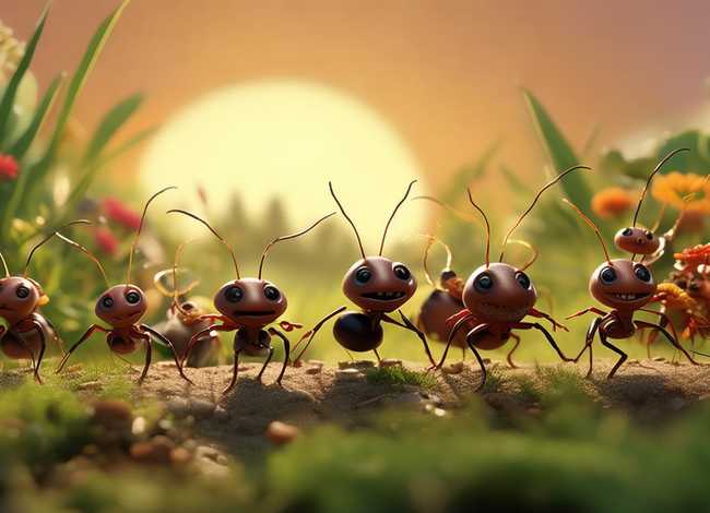 幼儿故事视屏，动漫儿童睡前故事蚂蚁搬家