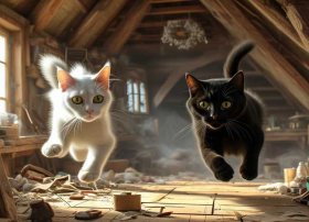 猫猫抓老鼠的故事（白猫和黑猫抓老鼠的故事 作文）