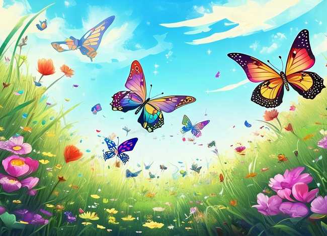 儿童绘本故事带图片电子版 幼儿园小故事《三只蝴蝶》儿童故事绘本分享