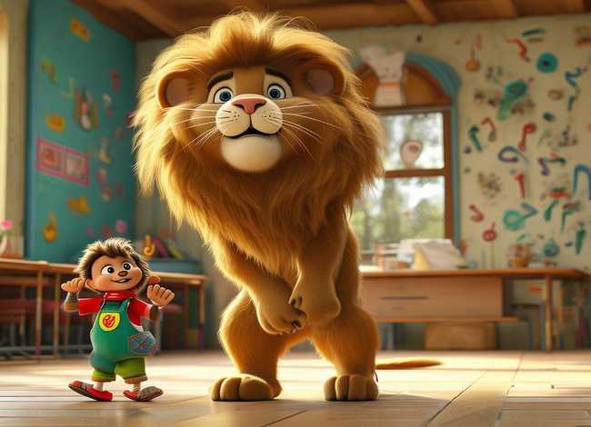 幼儿园音乐故事 幼儿园中班上学期音乐教案《小老鼠和大狮子》含反思