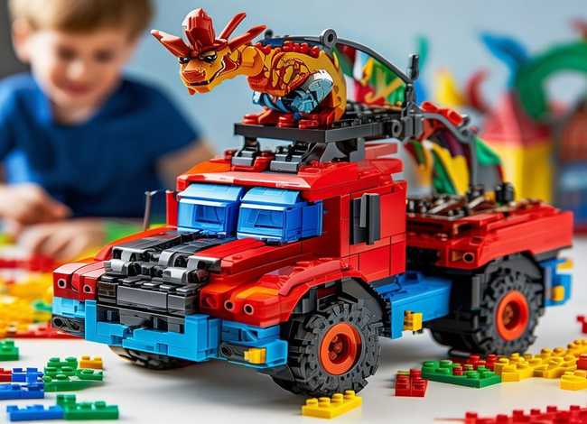 大卡车的故事玩具、乐高幻影忍者70654重型捕龙卡车-火速拼装乐趣多 大卡车的故事玩具、乐高幻影忍者70654重型捕龙卡车-火速拼装乐趣多