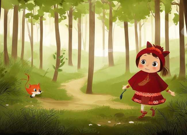 小红帽冒险故事(三年级童话故事-小红帽) 小红帽冒险故事(三年级童话故事-小红帽)