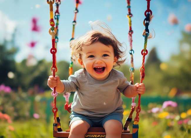 儿童荡秋千 儿童形容荡秋千的句子