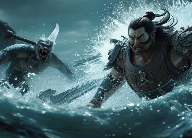 水浒传故事动画版，水浒传-李逵智斗浪里白条的故事动画片在线观看