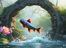 小鲤鱼的故事视频；小鲤鱼跳龙门主要内容