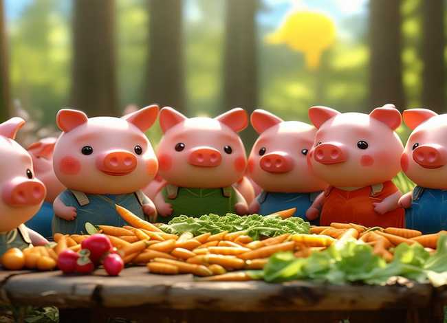 幼儿阅读绘本故事；儿童绘本故事《灰狼家的小饭桶们》