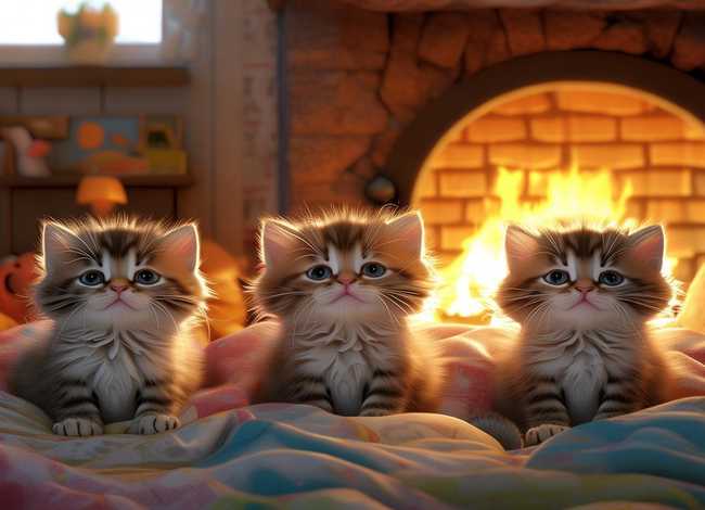 儿童故事小猫 - 【儿童睡前故事三只小猫】儿童睡前故事三只羊