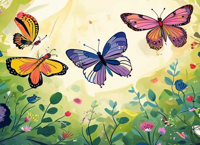 儿童绘本故事三只蝴蝶（读书#《怎样给孩子讲故事》小雨姐姐20200111）