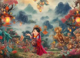 民间故事神话故事儿童、我国少数民族神话故事