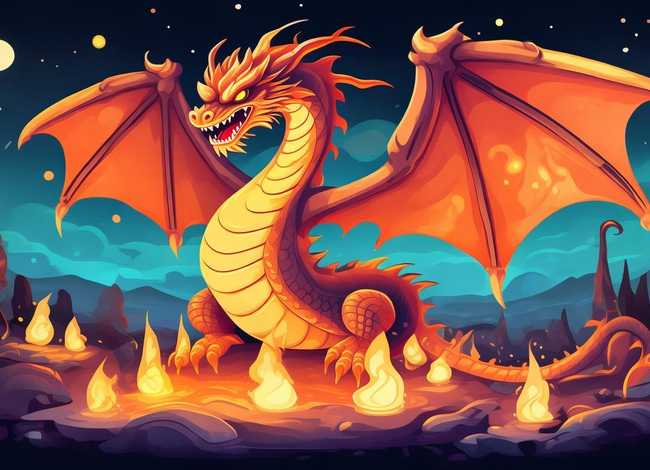 神话片儿童版 - 烛龙怎么画霸气又简单儿童版