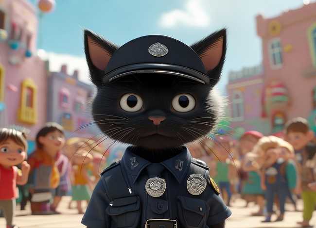 儿童警察故事在线听（黑猫警察的动画片）