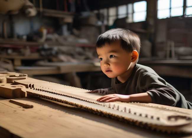 鲁班造锯的儿童故事 - 鲁班造锯故事