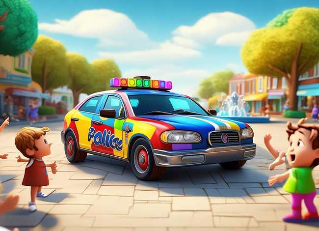 警车儿童故事书、亲子阅读篇(七十六) 《警车的故事》