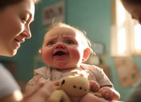 爱哭的小宝宝故事、小朋友打针哭的故事