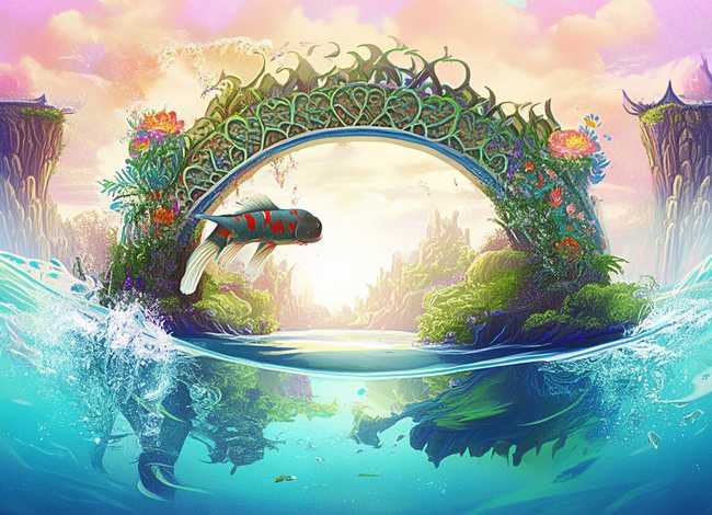 小鲤鱼的故事;小鲤鱼跳过龙门看到了什么 小鲤鱼的故事;小鲤鱼跳过龙门看到了什么