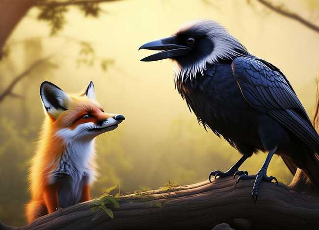 乌鸦和狐狸讲故事、给女朋友一百天的睡前甜蜜小故事三百三十二 乌鸦和狐狸讲故事、给女朋友一百天的睡前甜蜜小故事三百三十二