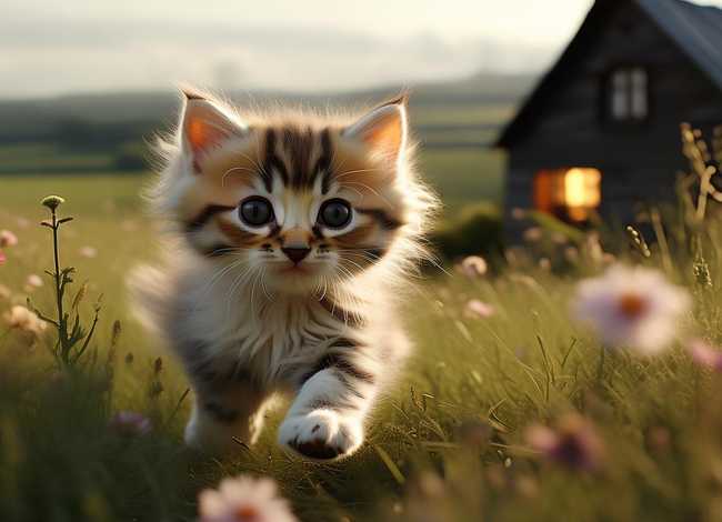 狼与牧羊狗儿童故事 - 幼猫走丢了能自己回家吗