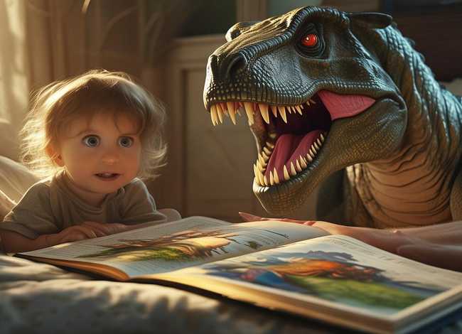 霸王龙睡前故事文字版 妈妈,我长大了也想像你一样