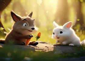 狼和兔子的故事（关于小白兔的系列笑话）