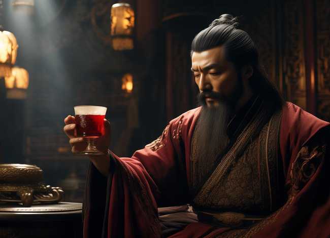 吕不韦的故事是，吕不韦竟因秦始皇的信而饮鸩酒自尽