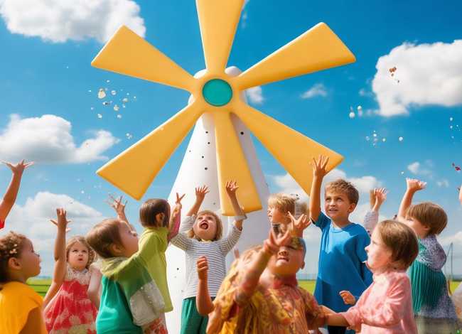 风扇绘本故事 风从哪里来绘画幼儿园