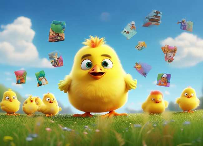 播放小鸡的故事,说大话的小鸡童话故事 播放小鸡的故事,说大话的小鸡童话故事