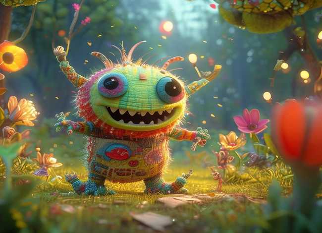 幼儿怪兽故事，带怪物的童话故事