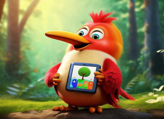 啄木鸟儿童故事 - 啄木鸟的移动电话儿童童话故事 啄木鸟儿童故事 - 啄木鸟的移动电话儿童童话故事