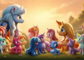 讲小马宝莉的故事 小马宝莉的故事梗概