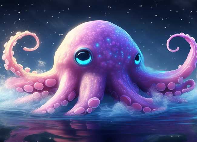 关于乌贼的儿童故事睡前，施放烟幕的小乌贼的童话故事