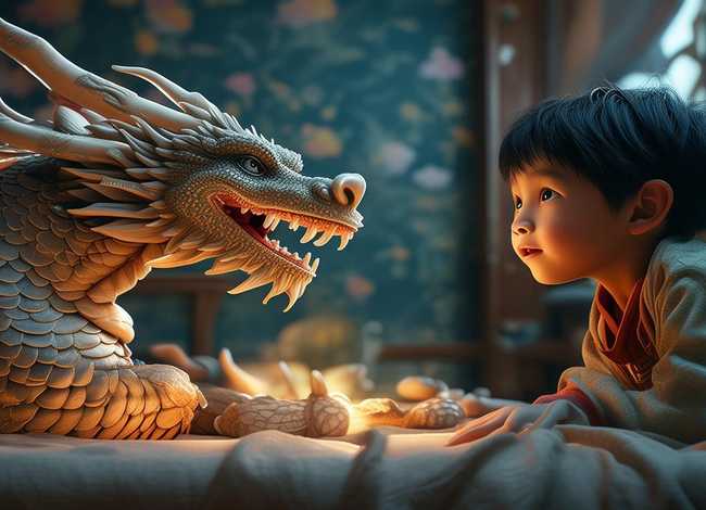 儿童睡前故事叶公好龙 - 中国古代著名故事