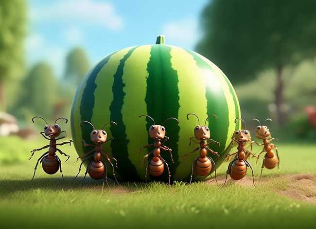 大西瓜故事绘本内容,读精选绘本01-《蚂蚁和西瓜》,适合2岁+宝宝 大西瓜故事绘本内容,读精选绘本01-《蚂蚁和西瓜》,适合2岁+宝宝