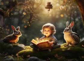 小朋友自己编故事；自编童话故事