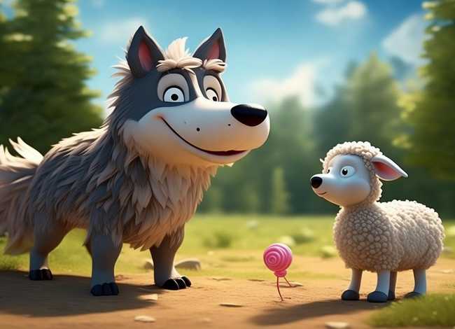 狼和羊的故事儿童版；狼和羊的童话故事
